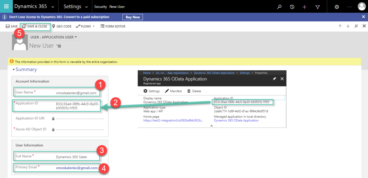 Reading OData from Dynamics 365